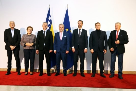 Članovi kolegija oba doma PSBiH razgovarali sa šefom Delegacije i specijalnim predstavnikom EU u BiH 